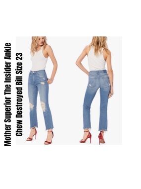 Mother Superior The Insider Ankle Chew Destroyed Bill Size 23